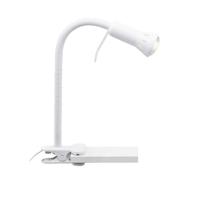 Brilliant Witte bureaulampFlex met klem - 24705T05
