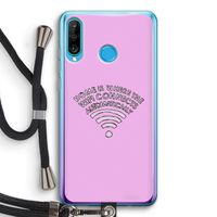 Home Is Where The Wifi Is: Huawei P30 Lite Transparant Hoesje met koord