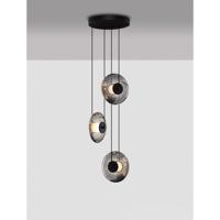 Lyora Unieke hanglampBallet zwart 3-lichts rond - 9416946