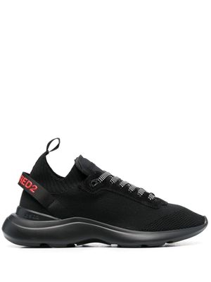 DSQUARED2 baskets Fly à logo imprimé - Noir