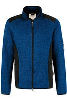 HAKRO 836 Regular Fit Fleece jas koninklijk, Tweekleurig - thumbnail