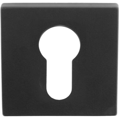 Formani LSQBY50 SQUARE cilinderplaatje mat zwart