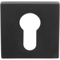 Formani LSQBY50 SQUARE cilinderplaatje mat zwart