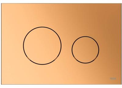 TECE Loop bedieningspaneel messing metallic voor TECE Profil