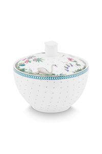 Pip Studio Suikerpot Jolie Stippen Goud Blauw