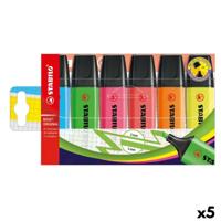 Fluorescerende Markeerstift Set Stabilo BOSS ORIGINAL Multicolour 6 Onderdelen (5 Stuks)