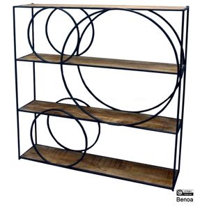 Houten IJzeren Kast 120
