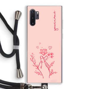 Giving Flowers: Samsung Galaxy Note 10 Plus Transparant Hoesje met koord