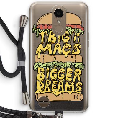 Big Macs Bigger Dreams: LG K10 (2017) Transparant Hoesje met koord