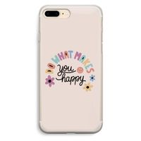 Happy days: iPhone 7 Plus Transparant Hoesje