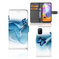 Samsung Galaxy A31 | Telefoonhoesje | Met pasjeshouder | Vlinders
