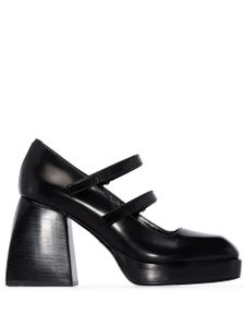 Nodaleto babies Bulla 85 mm en cuir - Noir