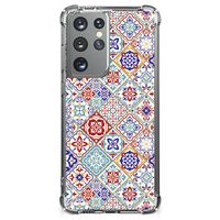 Samsung Galaxy S21 Ultra Anti-Shock Hoesje Tiles Color