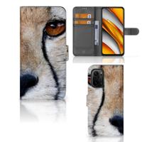 Poco F3 | Xiaomi Mi 11i | Telefoonhoesje | Met pasjeshouder | Cheetah