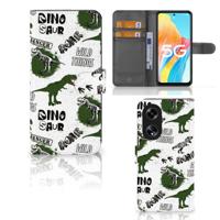Telefoonhoesje | Met pasjeshouder | voor OPPO Reno8 T 5G Dinosaurus