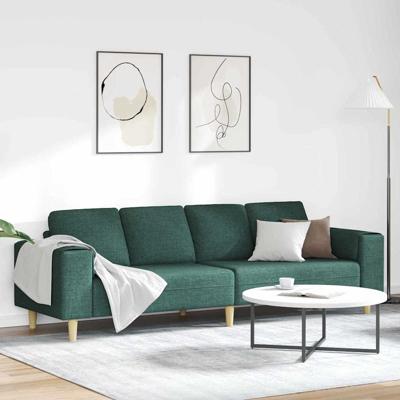 Bankstel Donkergroen Stof