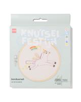 HEMA Borduurset 13x13cm eenhoorn