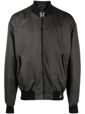 44 LABEL GROUP veste bomber à logo imprimé - Gris