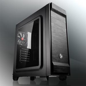 Raijintek Arcadia II Midi-Tower - schwarz Window