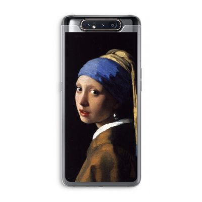 The Pearl Earring: Samsung Galaxy A80 Transparant Hoesje