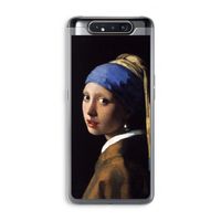 The Pearl Earring: Samsung Galaxy A80 Transparant Hoesje