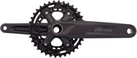 SHIMANO crankstel "deore fc-m4100" crankset shim.deore 36/26 teeth 175mm