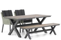 Garden Collections Oxbow/Forest 180 cm dining tuinset 4-delig