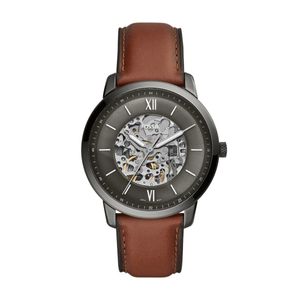 Horlogeband Fossil ME3161 Leder Bruin 22mm