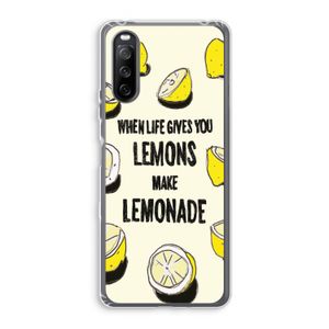 Lemonade: Sony Xperia 10 III Transparant Hoesje