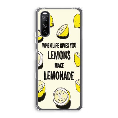 Lemonade: Sony Xperia 10 III Transparant Hoesje