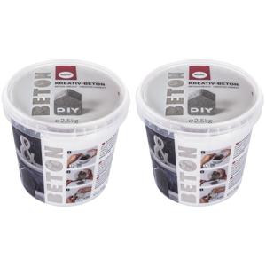 Creatief beton/betongietpoeder - 5 kg - Cementpoeder - Hobby/knutsel materiaal
