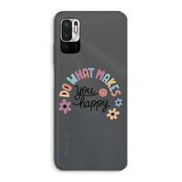 Happy days: Xiaomi Redmi Note 10 5G Transparant Hoesje