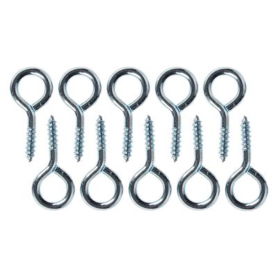 Deltafix Schroefogen - 24x - verzinkt metaal - 20 x 10 mm - ijzerwaren