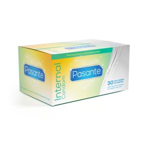 Pasante Internal Condom - Vrouwencondoom Latexvrij 30 stuks (grootverpakking)