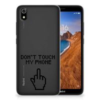 Xiaomi Redmi 7A Silicone-hoesje Finger Don't Touch My Phone - thumbnail