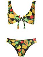 Amir Slama bikini à imprimé graphique en all over - Multicolore