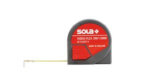 Sola Rolbandmaat 3mtr Video-Flex, Met afleesvenster EG-Klasse 2 SB - 50012901 - 50012901