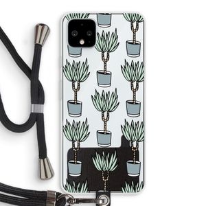 Boompje: Pixel 4 XL Transparant Hoesje met koord