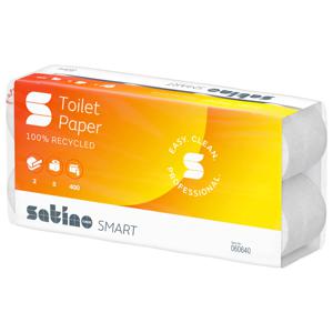 Toiletpapier Satino Smart MT1 2-laags 400vel wit 060640