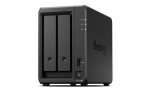 Synology DiskStation DS723+ NAS-serverbehuizing 0 GB 2 Bay Aan/uit-schakelaar, eSATA-aansluiting, RAID-geschikt, 1x USB 3.2 Gen 1 hub (USB 3.0), 2x M.2 slot