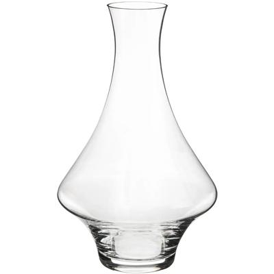 Wijn karaf - 1,65 liter - D26 x H26 cm - glas - taps toelopende hals - decanteer kan - schenkkan