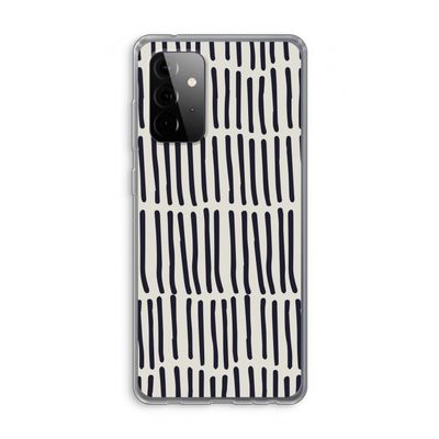 Moroccan stripes: Samsung Galaxy A72 Transparant Hoesje