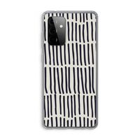 Moroccan stripes: Samsung Galaxy A72 Transparant Hoesje