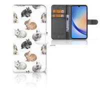 Telefoonhoesje | Met pasjeshouder | voor Xiaomi Redmi Note 12 Pro Plus Konijntjes
