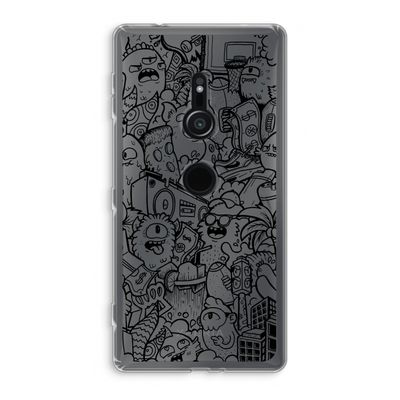 Vexx Black City : Sony Xperia XZ2 Transparant Hoesje