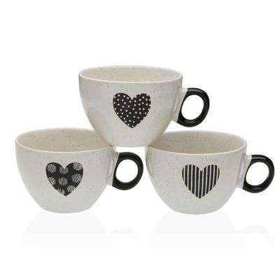 Theeglas en koffieglas Versa Nathalie Keramiek Hart