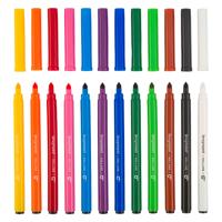 Bruynzeel super point viltstiftenset, 12 kleuren Bruynzeel super point viltstiftenset, 12 kleuren