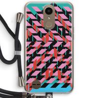 Skew Blush 2: LG K10 (2017) Transparant Hoesje met koord