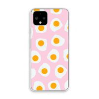 Dancing eggs: Pixel 4 Transparant Hoesje