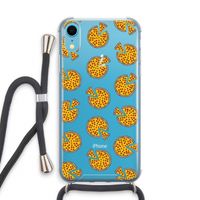 You Had Me At Pizza: iPhone XR Transparant Hoesje met koord